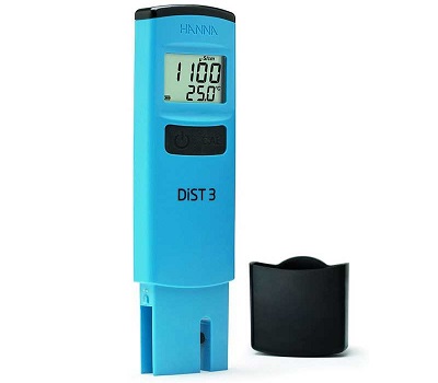 Testeur de conductivité Dist 3 jusqu'à 1999 µS/cm HI98303 Hanna
