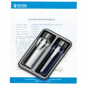 Solution étalon de calibrage No2 (0 et 100 µg/L) pour HI764 marin Hanna