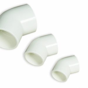 PVC 45° elbow Ø 32 mm white