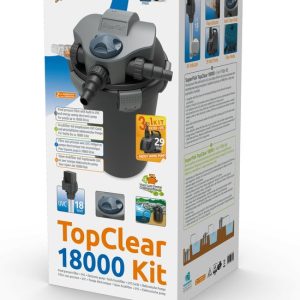 Kit (top clear 18000 kit + tuyaux noir 40mm 10m)